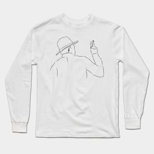 San of Ateez From Crazy Form Long Sleeve T-Shirt